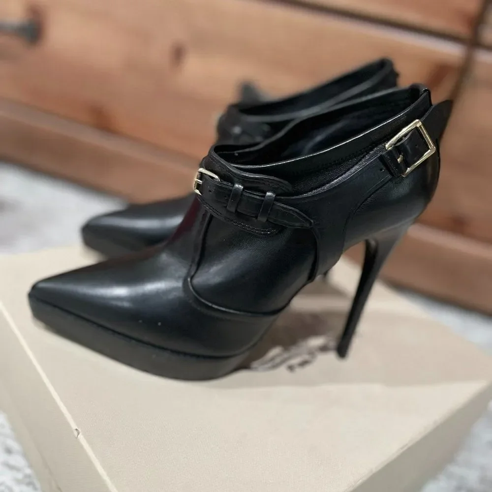 Burberry platform boots